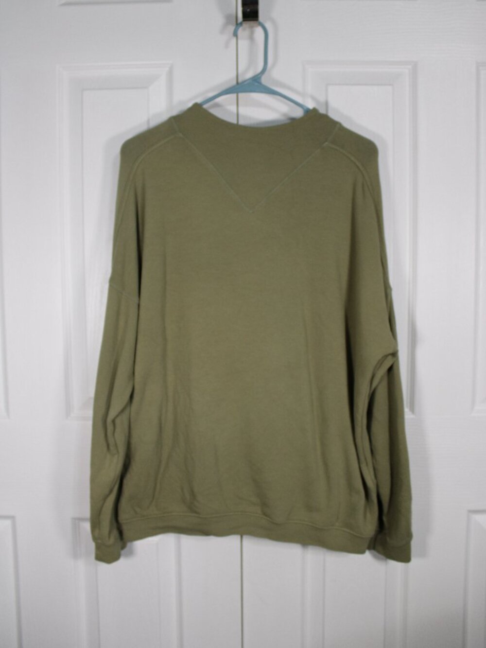 ba&sh Women's Light Olive Green Green Crewneck Lady Sweatshirt